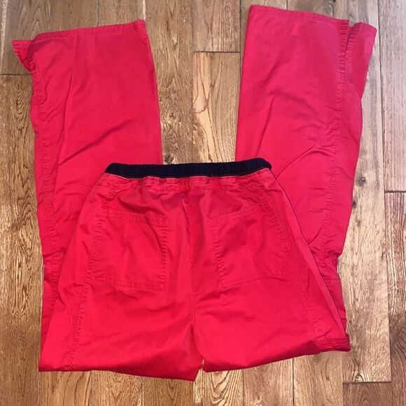 Workwear Red Cargo Scrub Pants - Picture 4 of 6